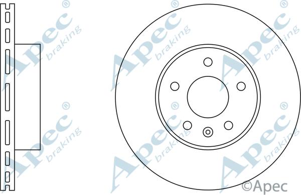 APEC DSK556 - Disque de frein cwaw.fr