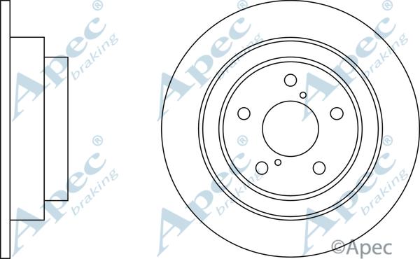 APEC DSK550 - Disque de frein cwaw.fr