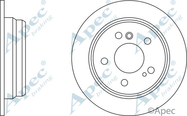 APEC DSK558 - Disque de frein cwaw.fr