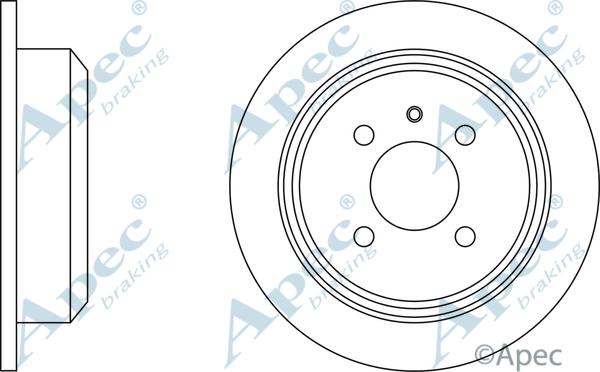 APEC DSK553 - Disque de frein cwaw.fr