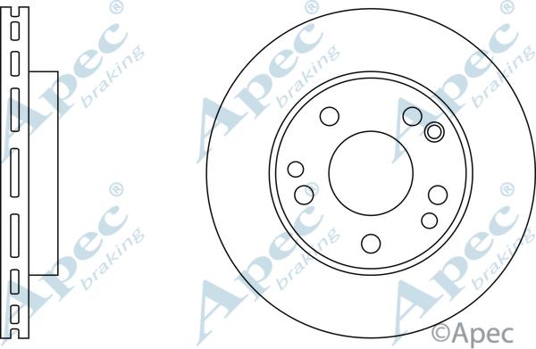 APEC DSK552 - Disque de frein cwaw.fr