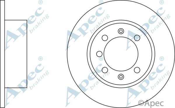 APEC DSK569 - Disque de frein cwaw.fr