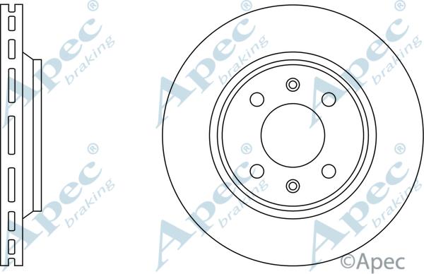 APEC DSK564 - Disque de frein cwaw.fr