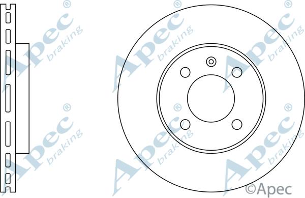 APEC DSK568 - Disque de frein cwaw.fr