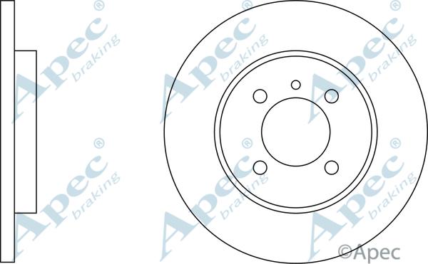 APEC DSK567 - Disque de frein cwaw.fr