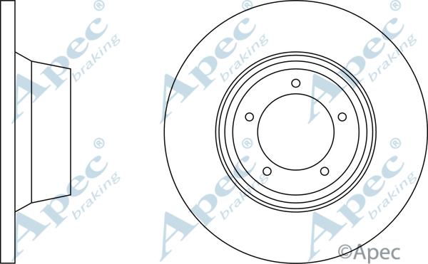 APEC DSK509 - Disque de frein cwaw.fr