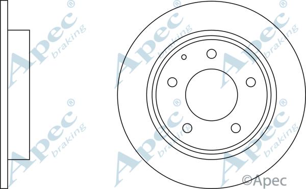 APEC DSK500 - Disque de frein cwaw.fr