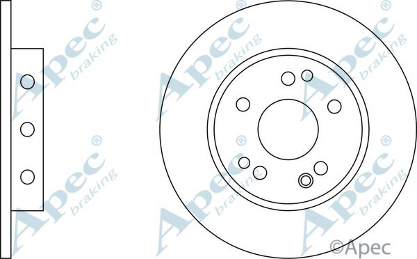 APEC DSK502 - Disque de frein cwaw.fr