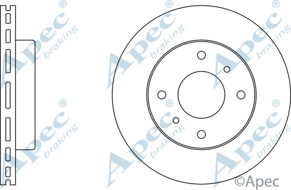 APEC DSK507 - Disque de frein cwaw.fr