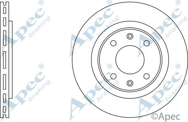 APEC DSK519 - Disque de frein cwaw.fr