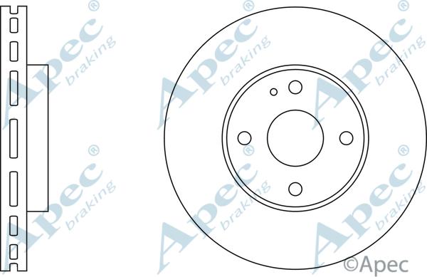 APEC DSK514 - Disque de frein cwaw.fr