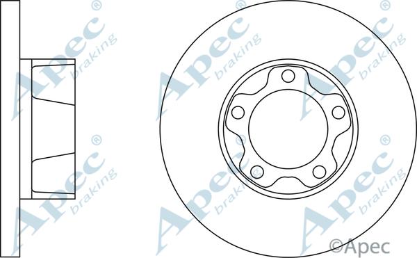 APEC DSK511 - Disque de frein cwaw.fr