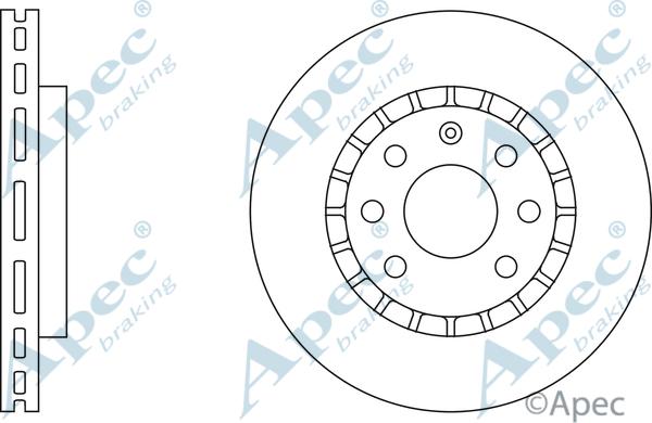 APEC DSK518 - Disque de frein cwaw.fr