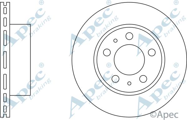 APEC DSK512 - Disque de frein cwaw.fr