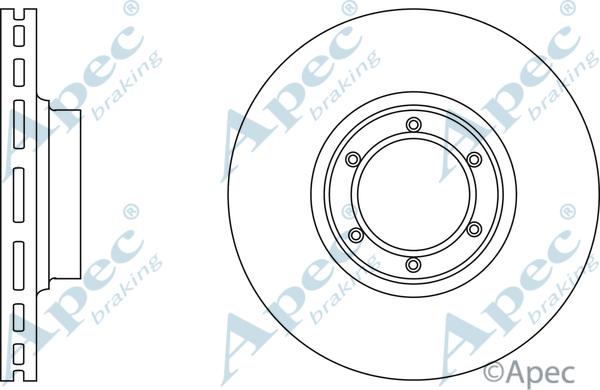 APEC DSK589 - Disque de frein cwaw.fr