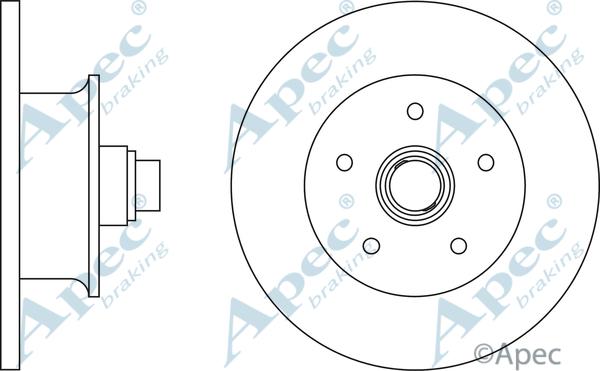 APEC DSK588 - Disque de frein cwaw.fr