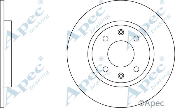 APEC DSK583 - Disque de frein cwaw.fr