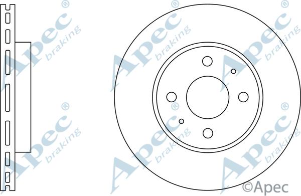 APEC DSK582 - Disque de frein cwaw.fr