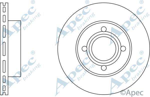 APEC DSK587 - Disque de frein cwaw.fr