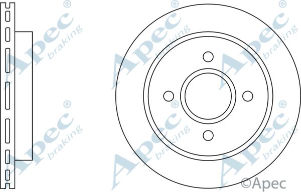 APEC DSK534 - Disque de frein cwaw.fr