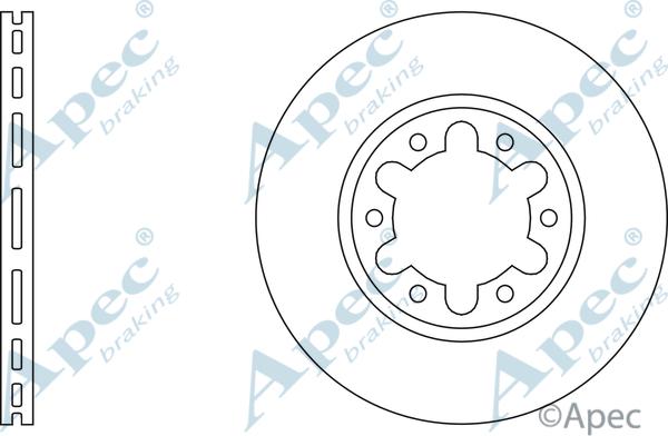 APEC DSK529 - Disque de frein cwaw.fr