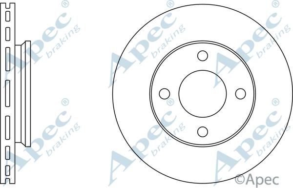 APEC DSK526 - Disque de frein cwaw.fr