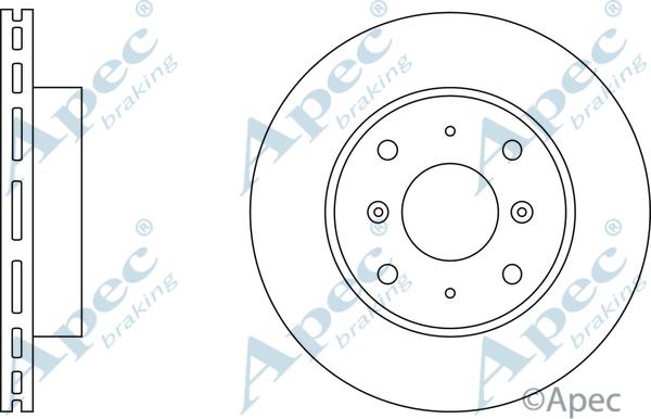 APEC DSK522 - Disque de frein cwaw.fr