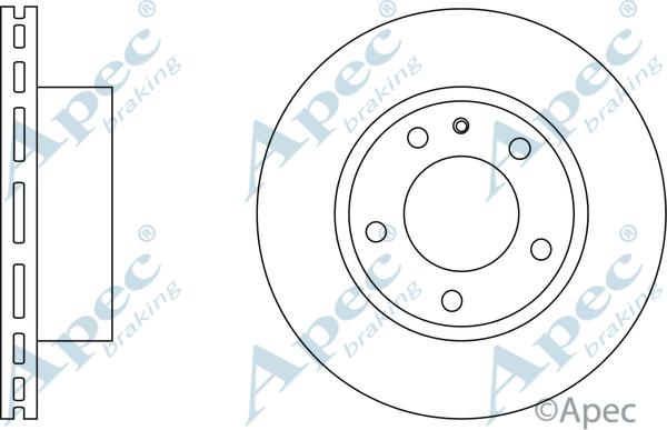 APEC DSK527 - Disque de frein cwaw.fr