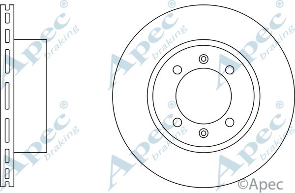 APEC DSK579 - Disque de frein cwaw.fr