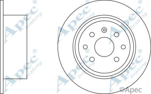 APEC DSK574 - Disque de frein cwaw.fr