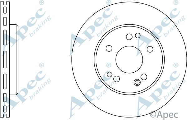 APEC DSK571 - Disque de frein cwaw.fr