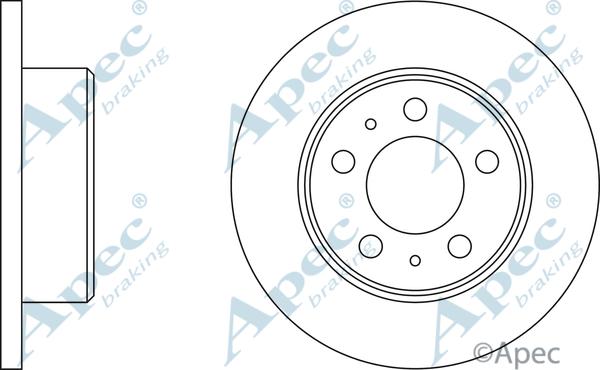 APEC DSK572 - Disque de frein cwaw.fr