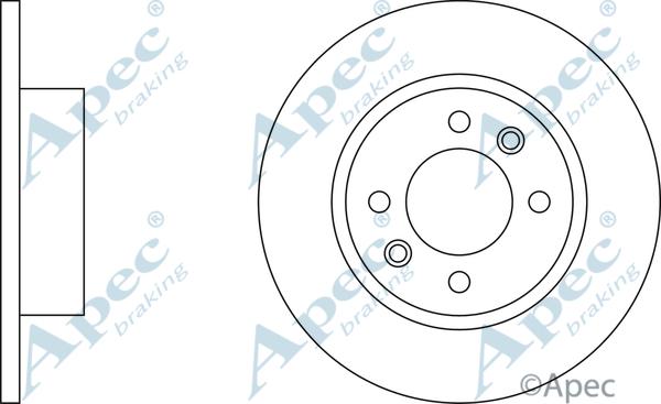 APEC DSK699 - Disque de frein cwaw.fr