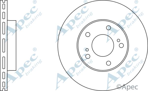 APEC DSK690 - Disque de frein cwaw.fr