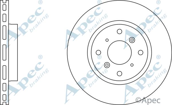 APEC DSK693 - Disque de frein cwaw.fr