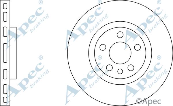 APEC DSK649 - Disque de frein cwaw.fr