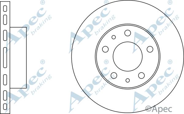 APEC DSK644 - Disque de frein cwaw.fr