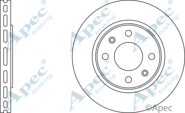 APEC DSK645 - Disque de frein cwaw.fr