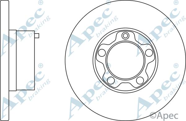 APEC DSK648 - Disque de frein cwaw.fr