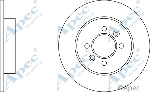 APEC DSK647 - Disque de frein cwaw.fr