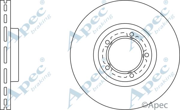 APEC DSK656 - Disque de frein cwaw.fr