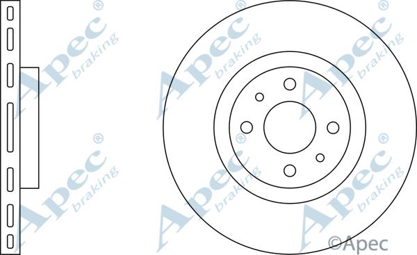 APEC DSK651 - Disque de frein cwaw.fr