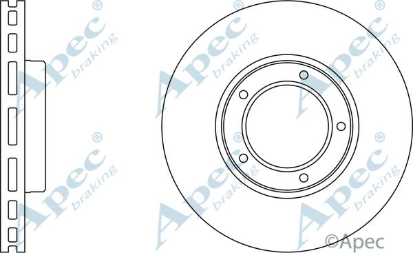 APEC DSK658 - Disque de frein cwaw.fr