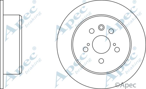 APEC DSK653 - Disque de frein cwaw.fr