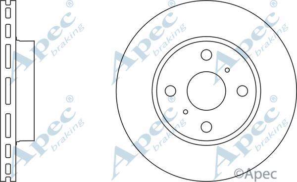 APEC DSK657 - Disque de frein cwaw.fr