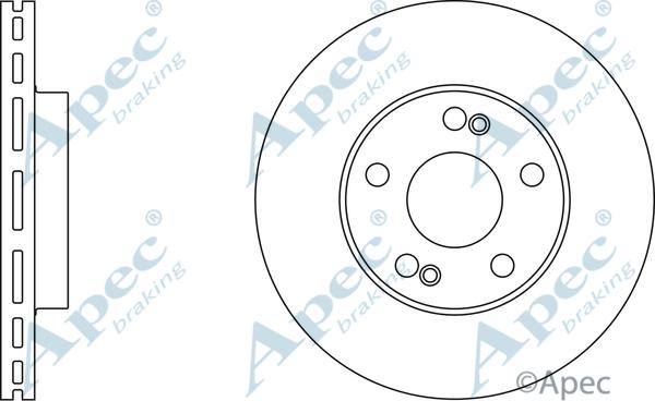 APEC DSK669 - Disque de frein cwaw.fr