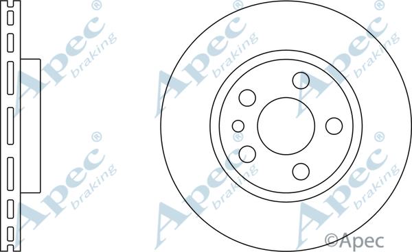 APEC DSK665 - Disque de frein cwaw.fr