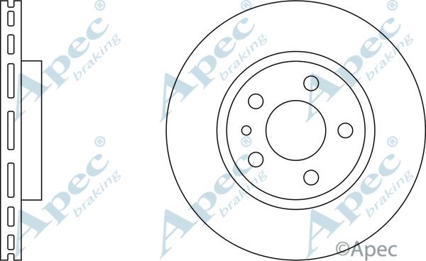 APEC DSK666 - Disque de frein cwaw.fr