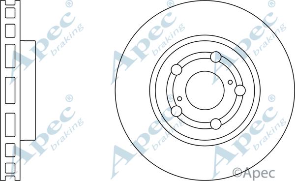 APEC DSK660 - Disque de frein cwaw.fr