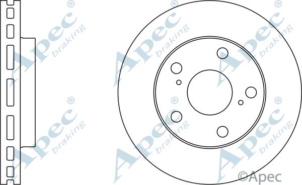 APEC DSK661 - Disque de frein cwaw.fr